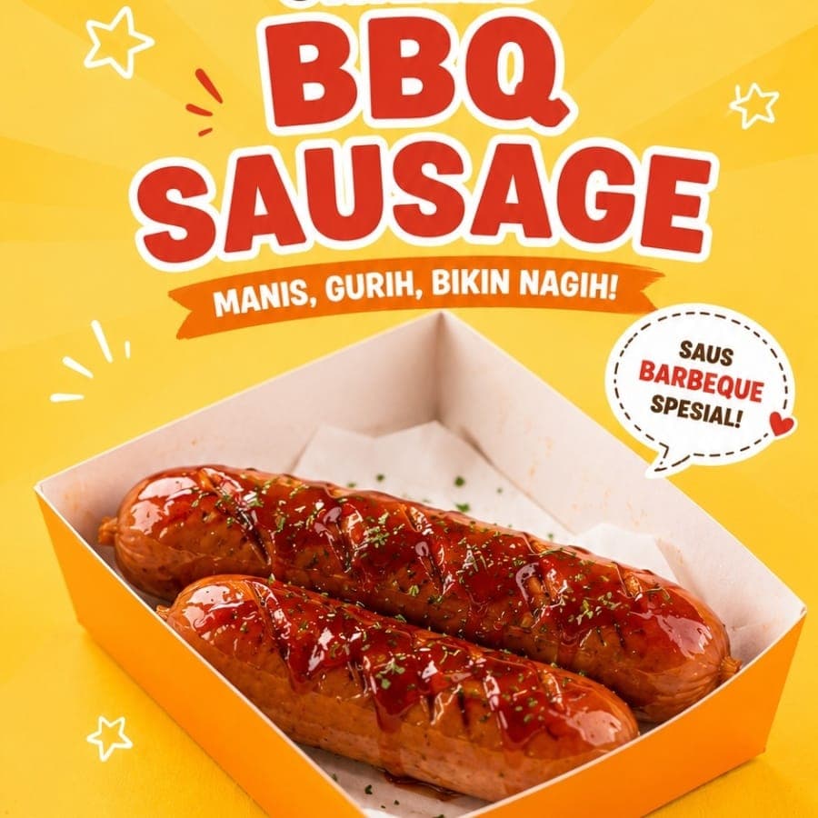 Grilled BBQ Sausage