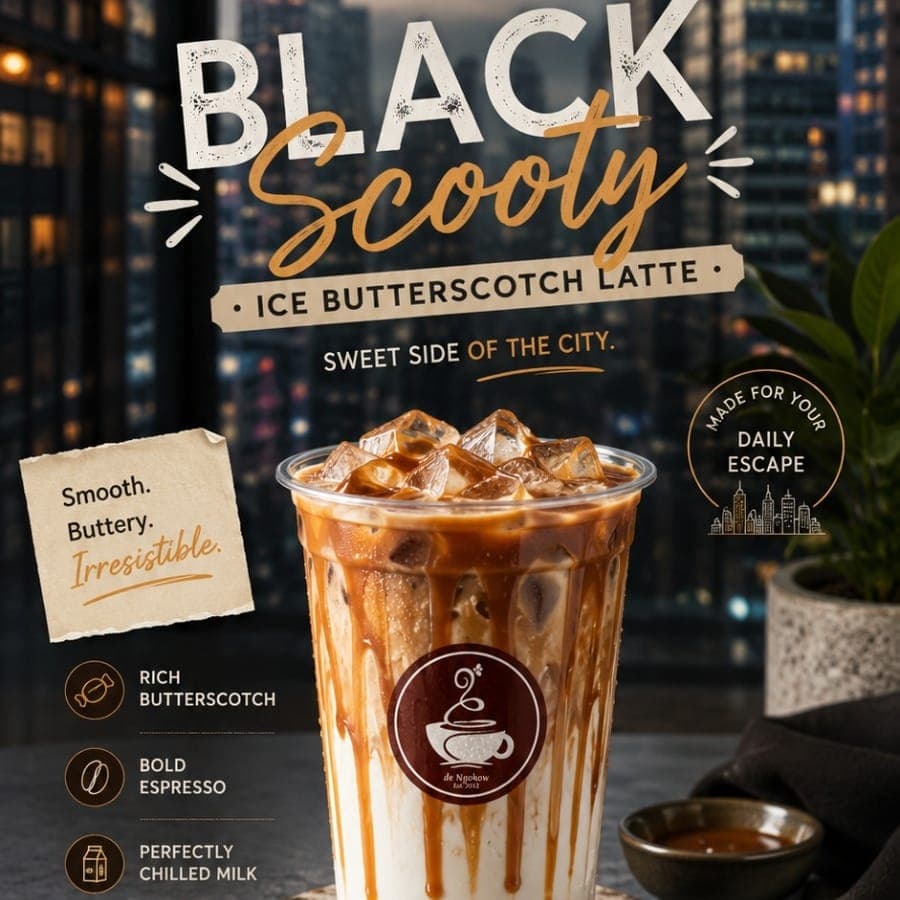 Black Scooty Butterscotch (100% Coffee Bean)